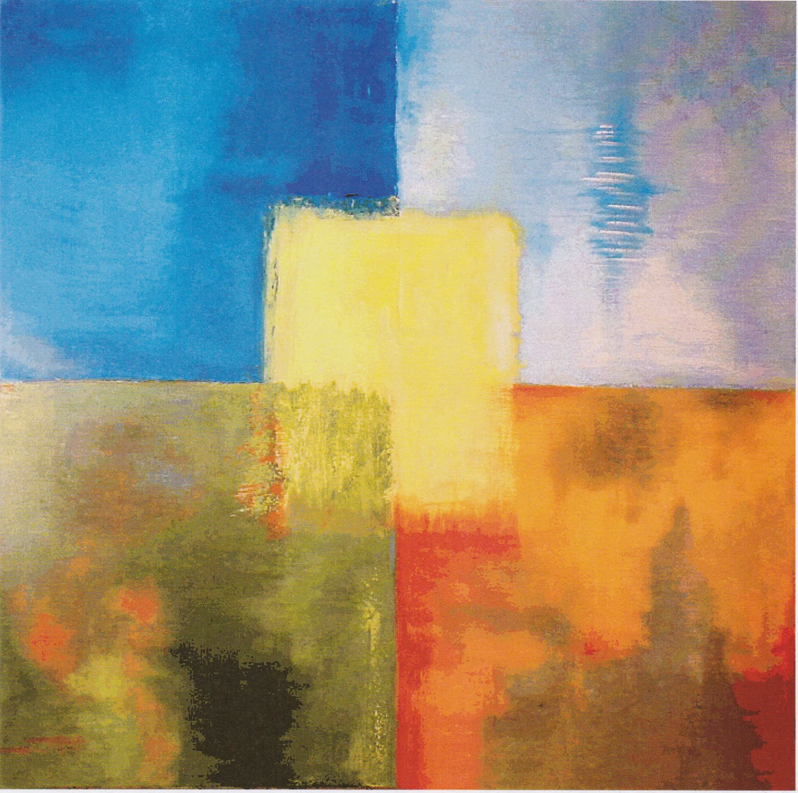 El rayo de luna (100 × 100) — Couleurs en nudité, Ana Ruiz Llamazares