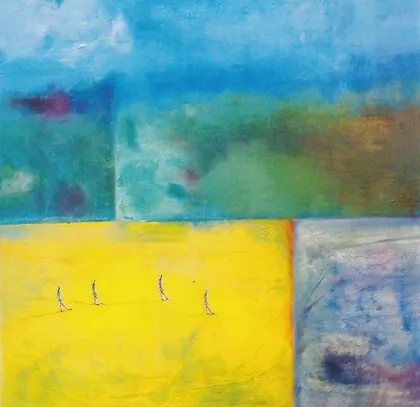 Angles de vie I — Angles de vie (2005), peinture d’Ana Ruiz Llamazares