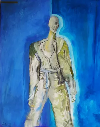 Nekem — Peau d’âne (2024), peinture d’Ana Ruiz Llamazares